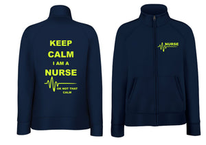 FELPA FULL ZIP KEEP CALM INFERMIERA